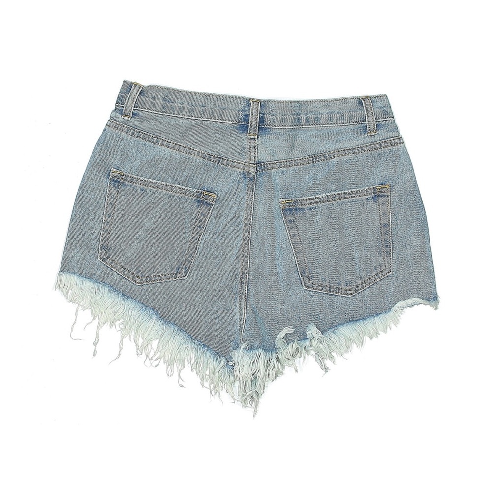 Superdown High Rise Denim Medium Wash High Waist Shorts Women’s 28 - Picture 2 of 5